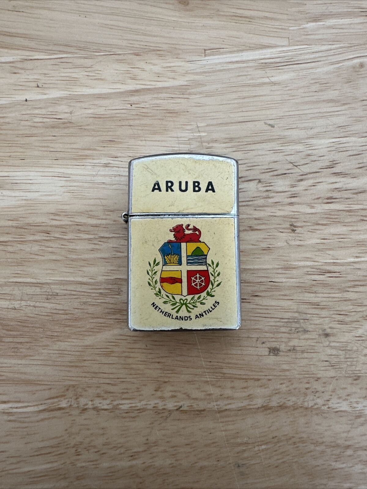 Vintage Japan Penguin No. 19592 Advertising Lighter for Aruba Untested