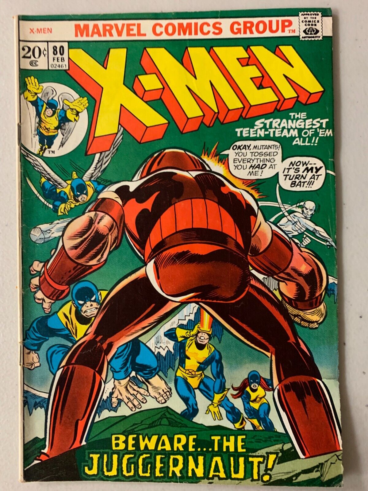 Uncanny X-Men #80 Juggernaut 5.0 (1973)