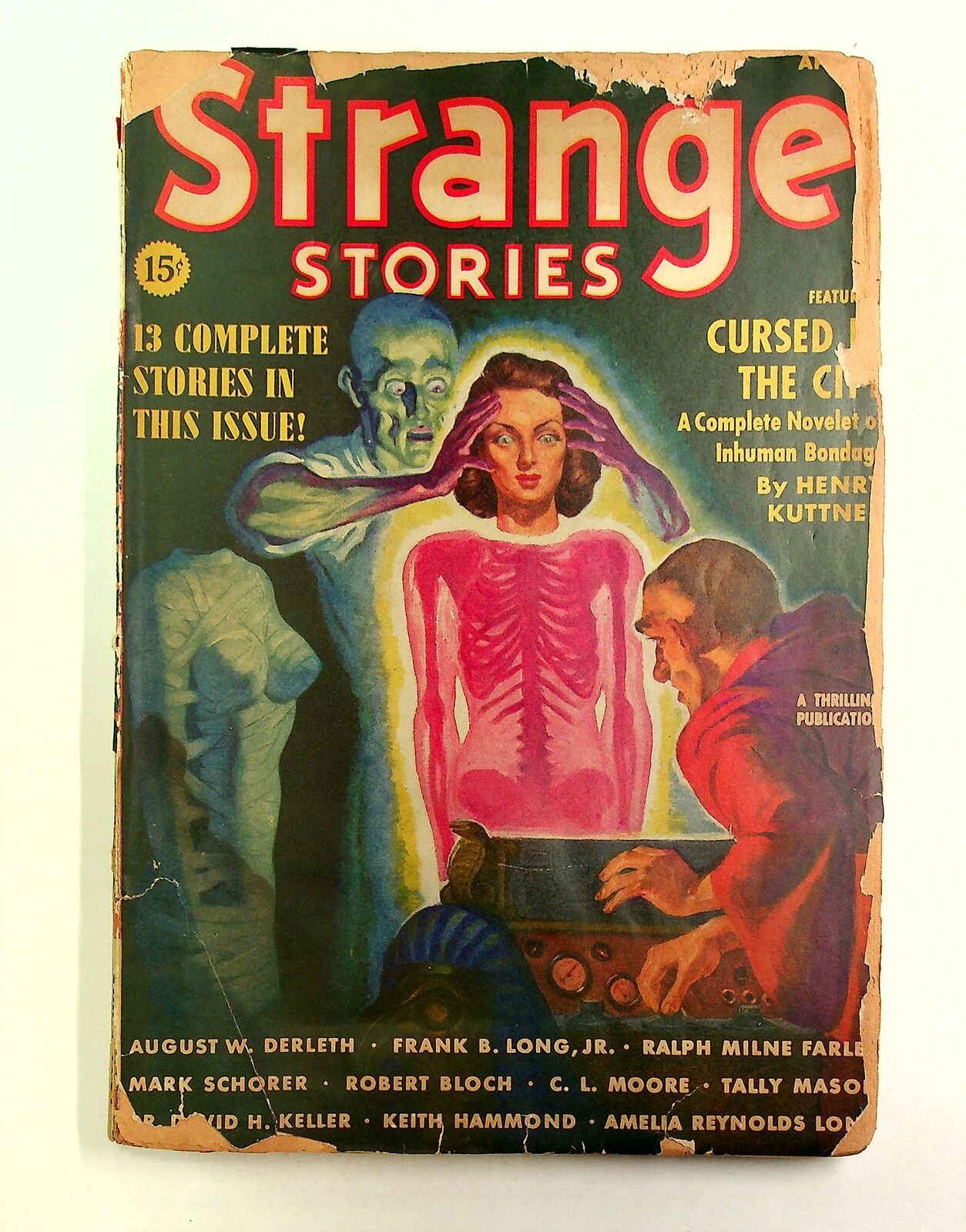Strange Stories Pulp Apr 1939 Vol. 1 #2 GD