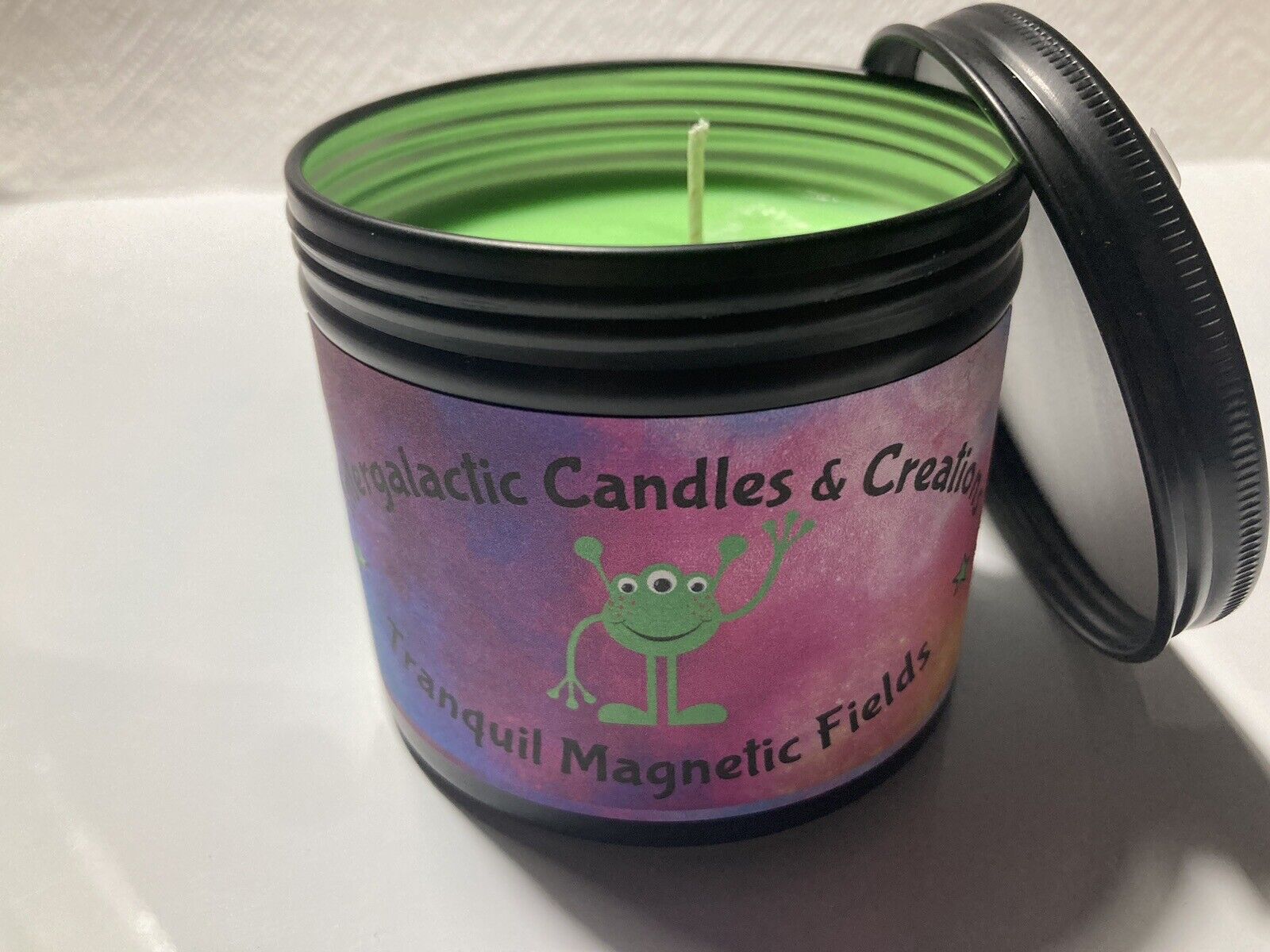 10 Oz Candle/ Intergalactic Candles & Creation/ Tranquil Magnetic Fields/ Bamboo