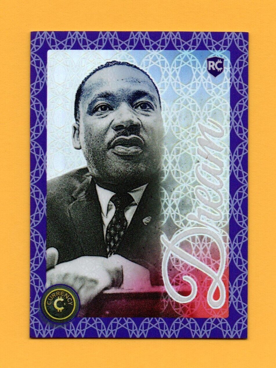 2023 Cardsmiths Currency Series 2 AMETHYST GEMSTONE #15 MARTIN LUTHER KING 44/49