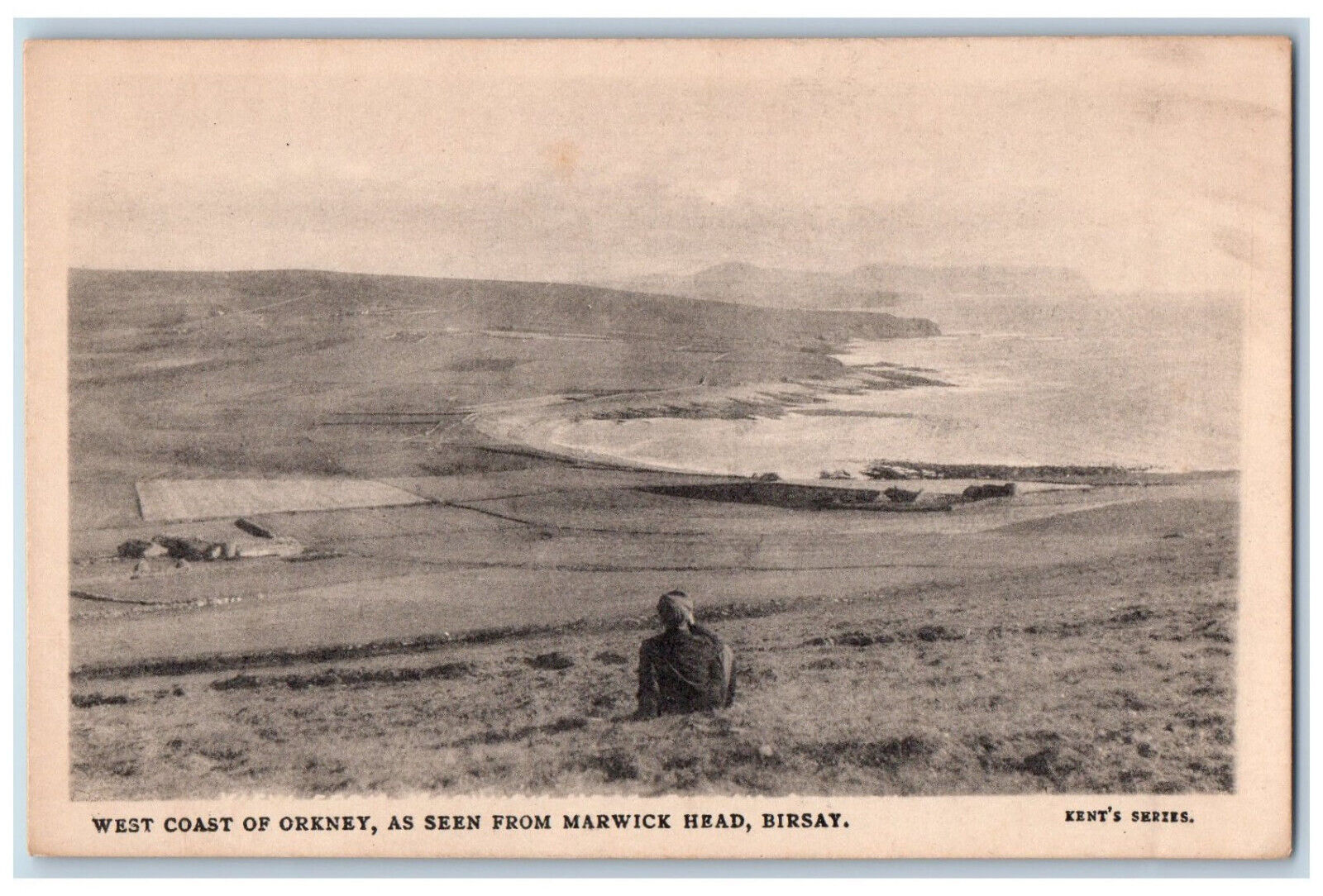 Birsay Orkney Scotland Postcard West Coast of Orkney from Marwick Head c1930's