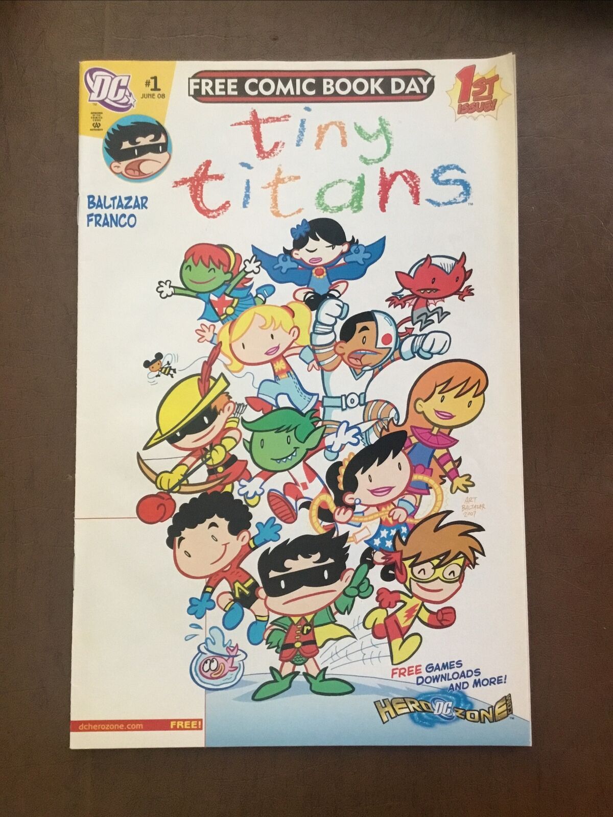 DC Comics Tiny Titans Issue #1 June 2008 - Baltazar Franco