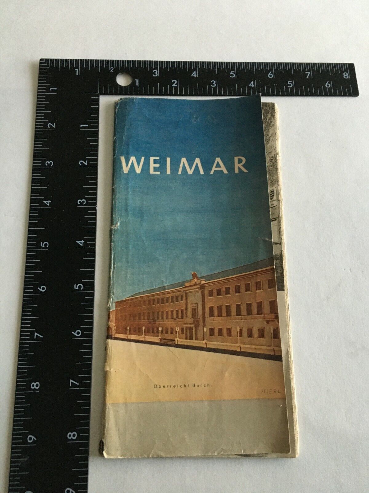 RARE 1938 Gauhauptstadt Weimar Brochure Germany 
