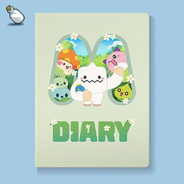 MapleStory Maple Story M Mobile Undated Diary without Dates, Maple M Event Prize