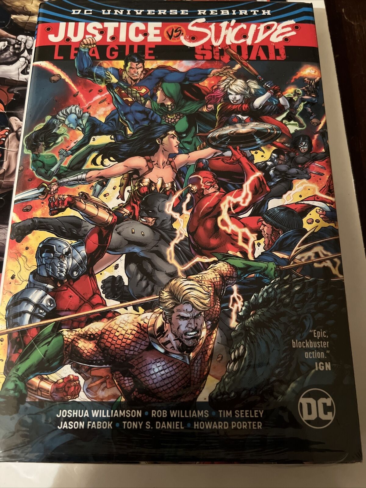 Justice League vs Suicide Squad DC Comics Rebirth Hardcover New HC Sealed