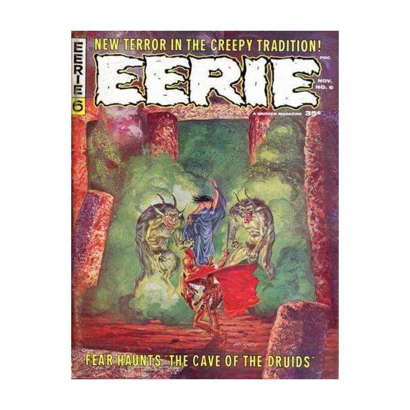 Eerie (1965 series) #6 in Fine condition. Warren comics [x%