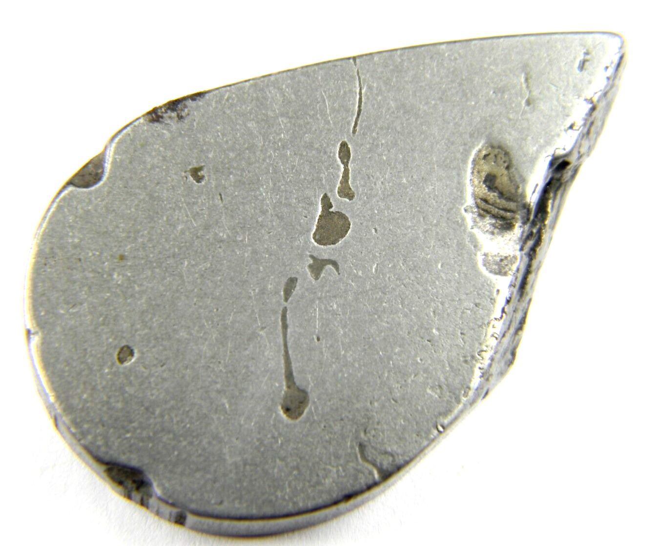 Dronino Ataxite Iron Meteorite Slice Russia 22.86 Grams