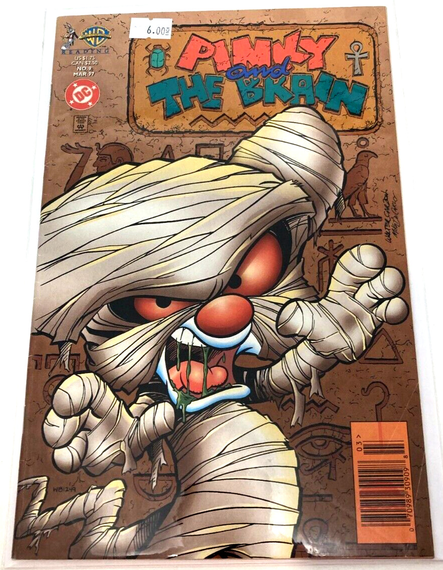 WB Pinky and the Brain #9 Comic Book March 1997 DC Comics 