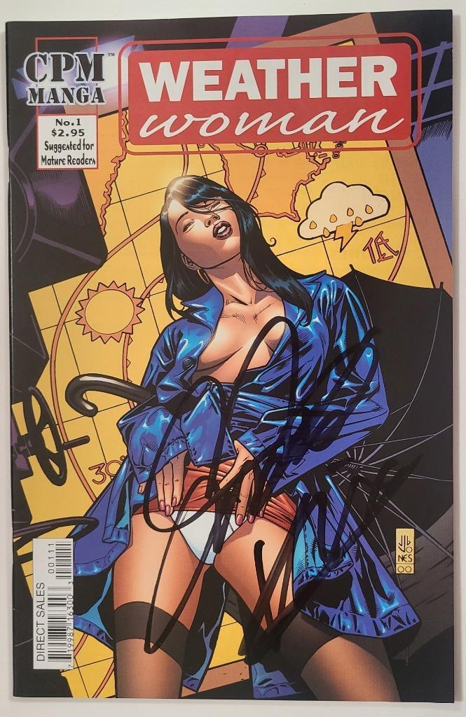Weather Woman #1 Autographed Comic Book VF