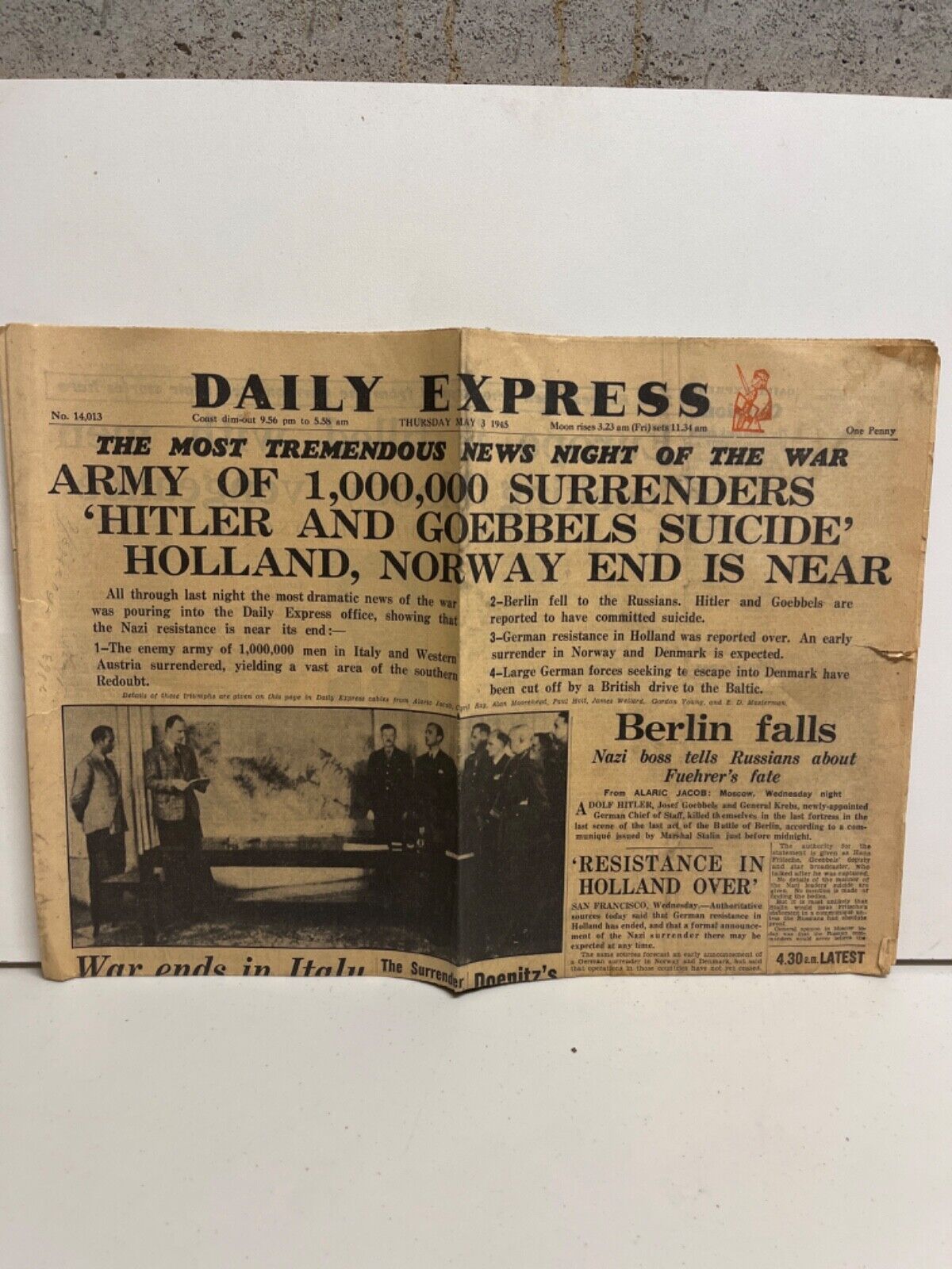 Daily Express May 3, 1945