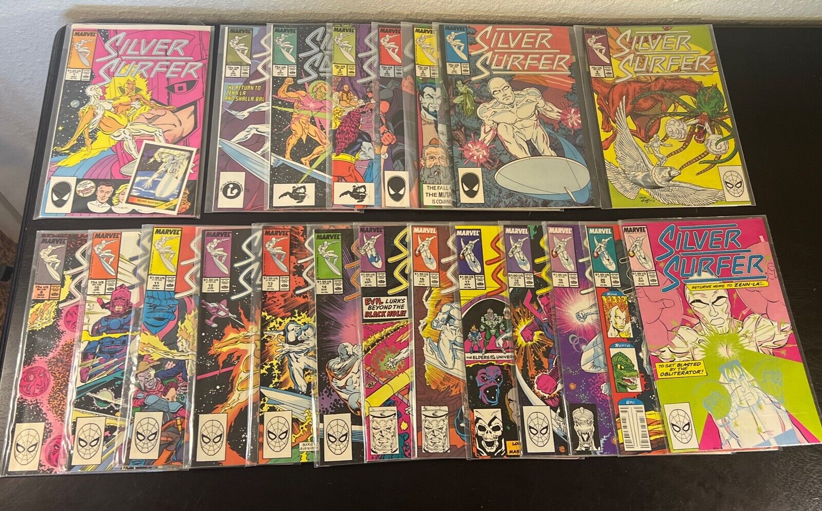 Vintage Lot Of 21 (1987) Silver Surfer Vol. 2  Issue #1-#22 GD-VG Condition