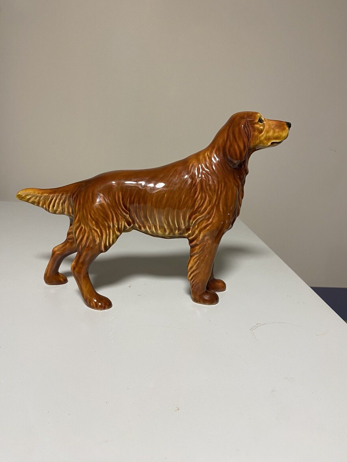 Vintage Irish Setter Dog Figurine -  Excellent condition Numbered S170