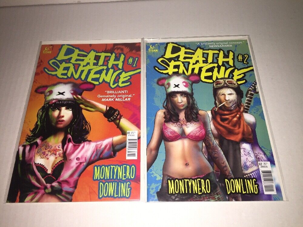 Titan Comics- Death Sentence (2016 Titan Comics) #1 & #2 NM Unread Condition