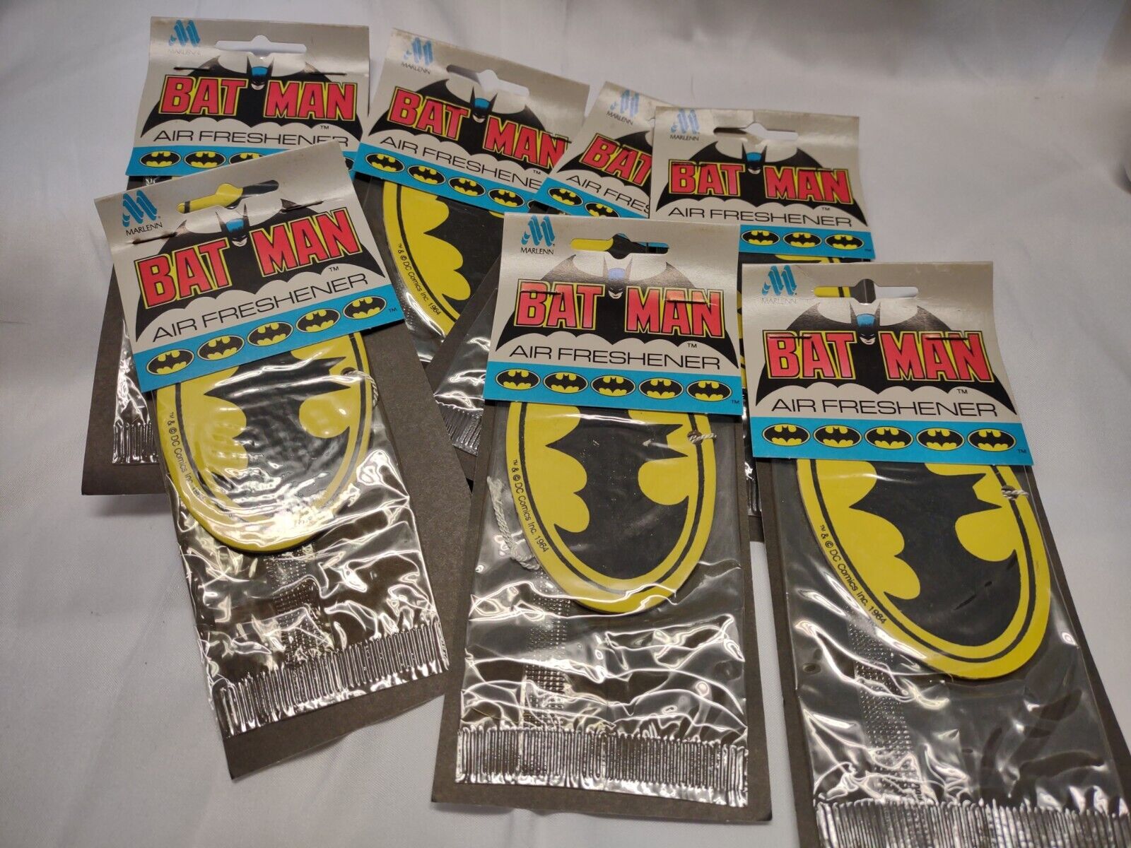 batman DC Comic Inc. Vintage BATMAN Air Car Freshener  Sealed NOS 7