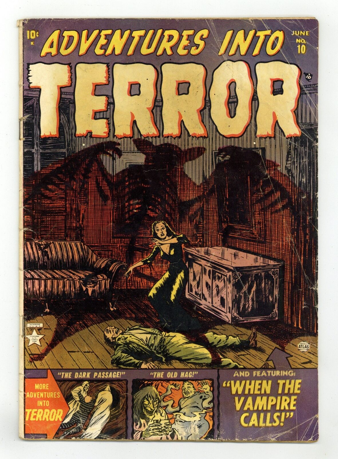 Adventures into Terror #10 GD- 1.8 1952