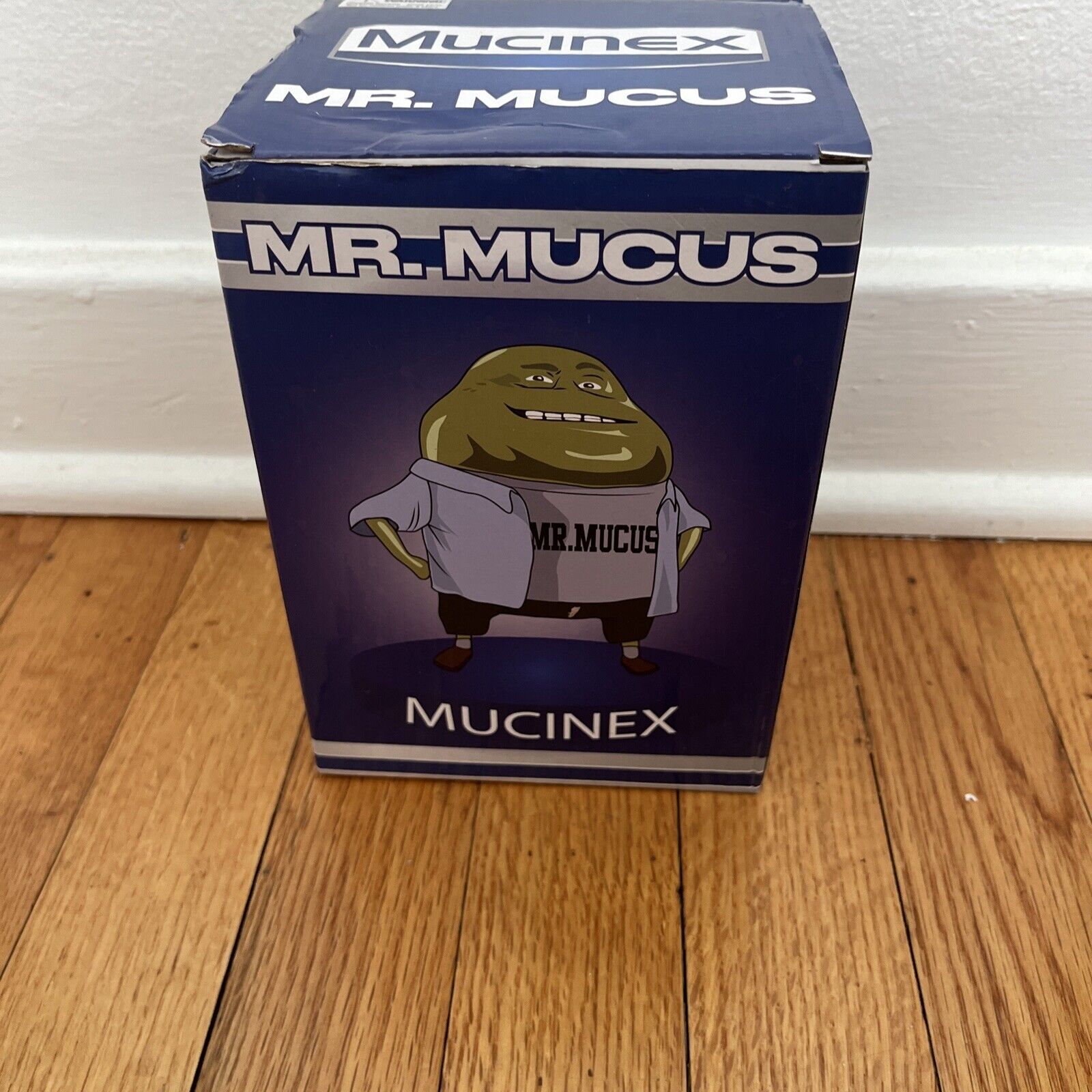 Mucinex Mr Mucus Bobblehead figure promo NIB
