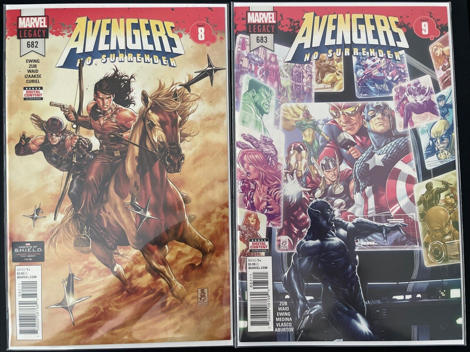 Avengers No Surrender 682 & 683 (Marvel) Lot Of 2 Comics 1st Immortal Hulk Cameo