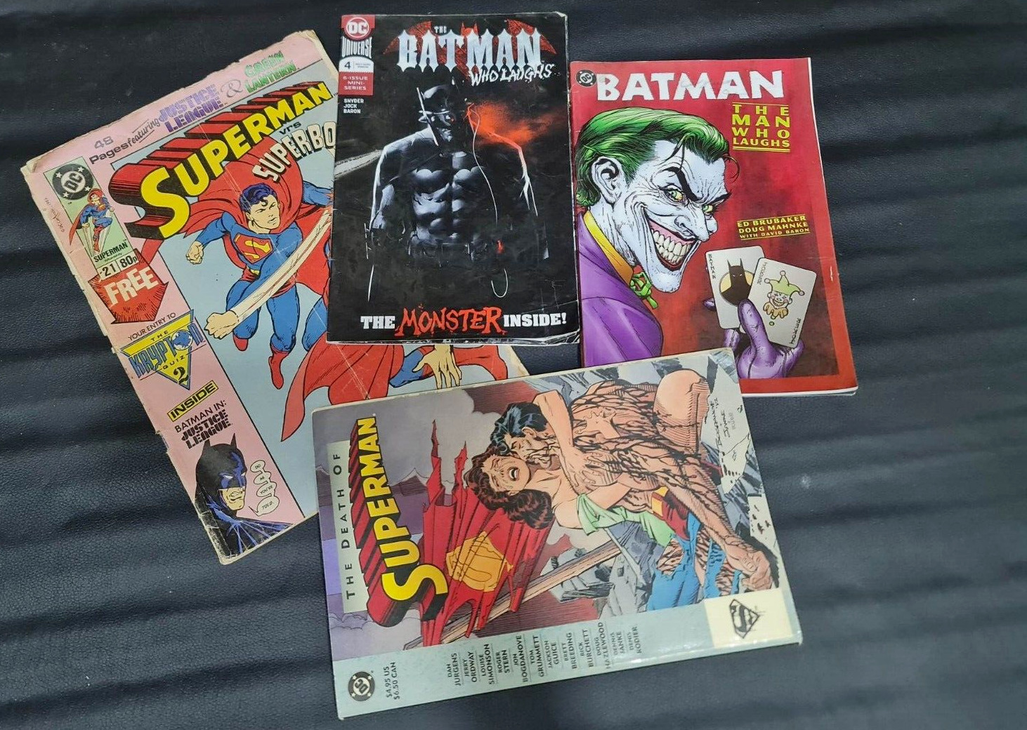 Lot of 4 Vintage Arabic Comics Superman  Batman Magazine 1989 & 1993