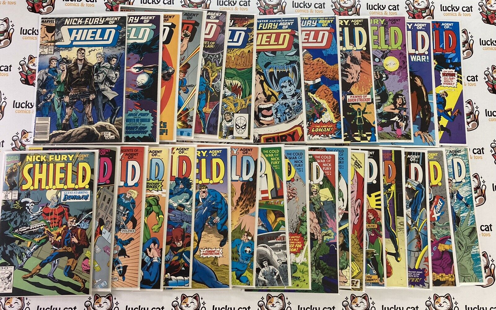 NICK FURY AGENT OF SHIELD (1989) Marvel #1-5,17-19,22,25,28-31,33-47 (29 books)
