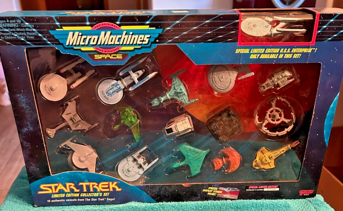 Galoob Micro Machines Space - Star Trek Limited Edition Collector's Set NIB 1993