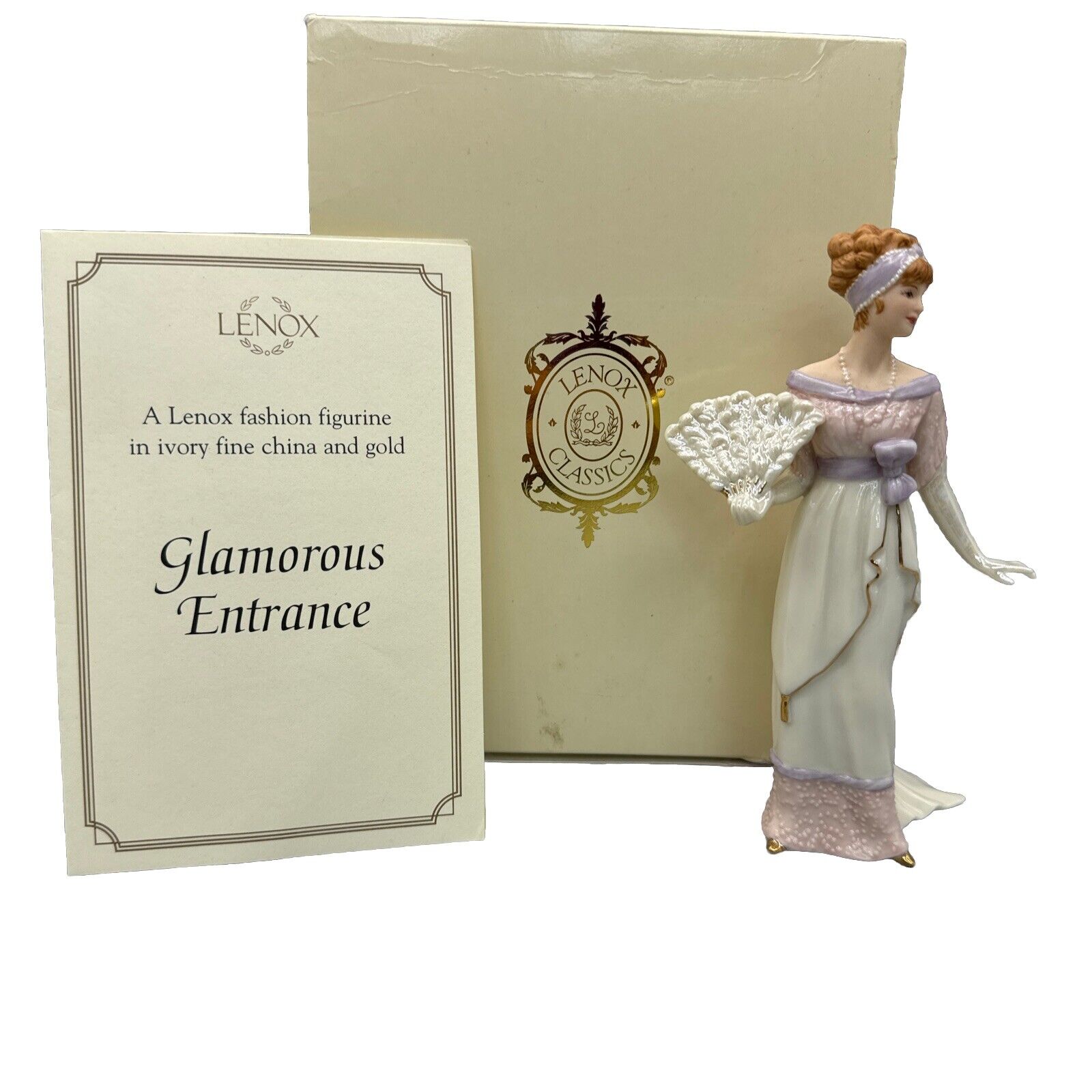 LENOX GLAMOROUS ENTRANCE Fashion Figurine NEW in BOX with COA Beautiful 