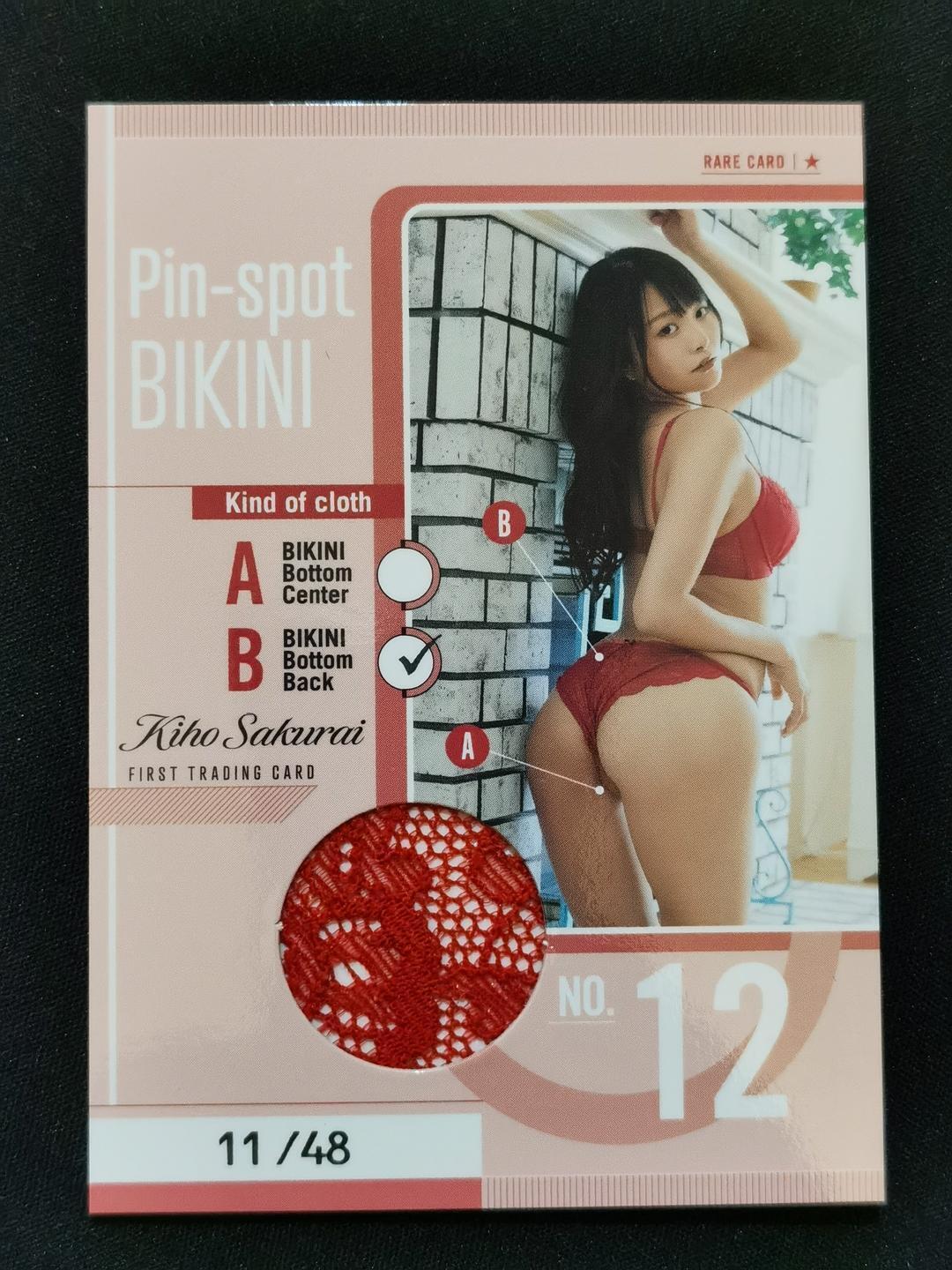 Kiho Sakurai Hit'S Pinspo Bikini Card 12 11 48 #T312