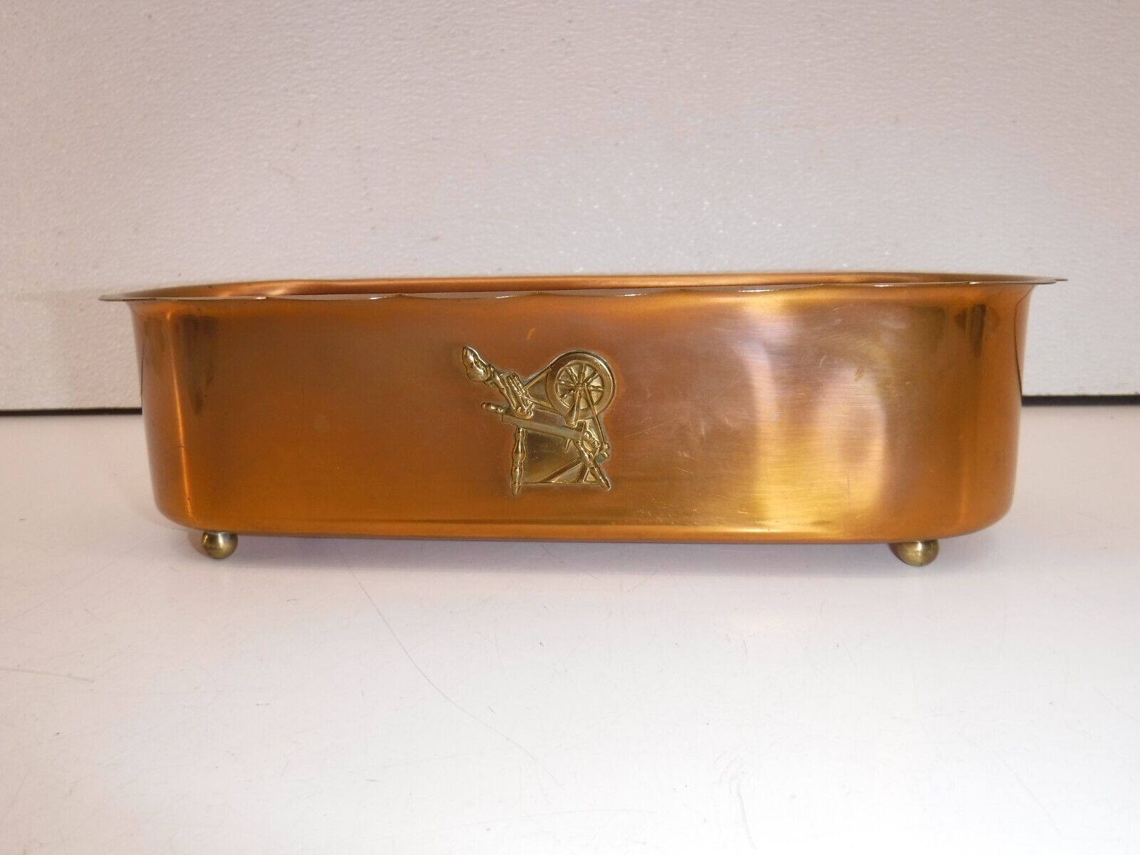 Vintage copper guild dish 10 X 3.5 inches