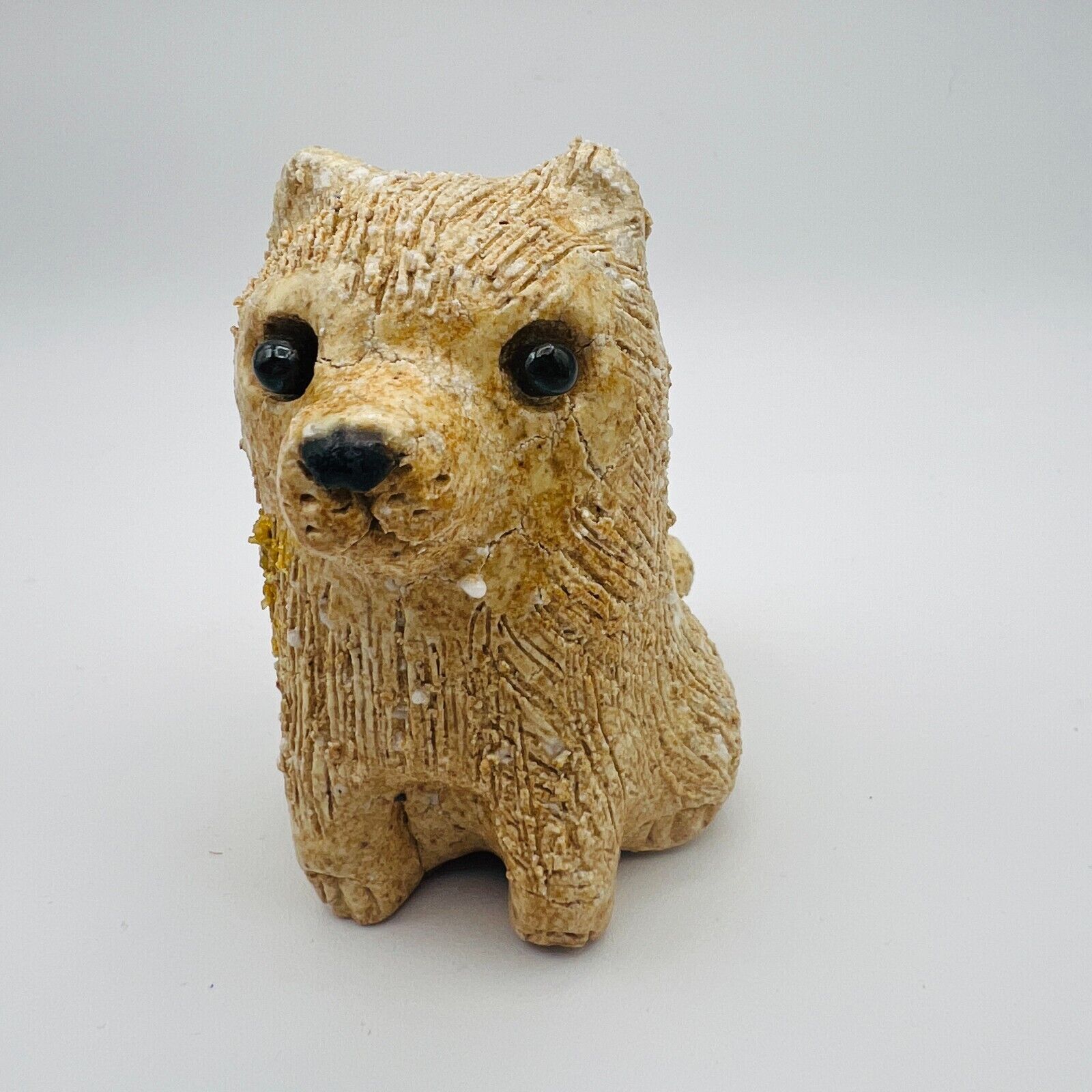 Shigaraki Ware Hechimon Pottery Japanese Arado Animal Ornament Dog Mameshiba
