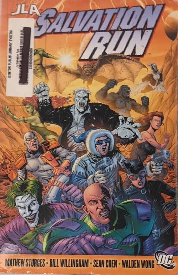 JLA, Salvation Run,  by Struges & Willingham, 1st Printing 2008, Good Condition
