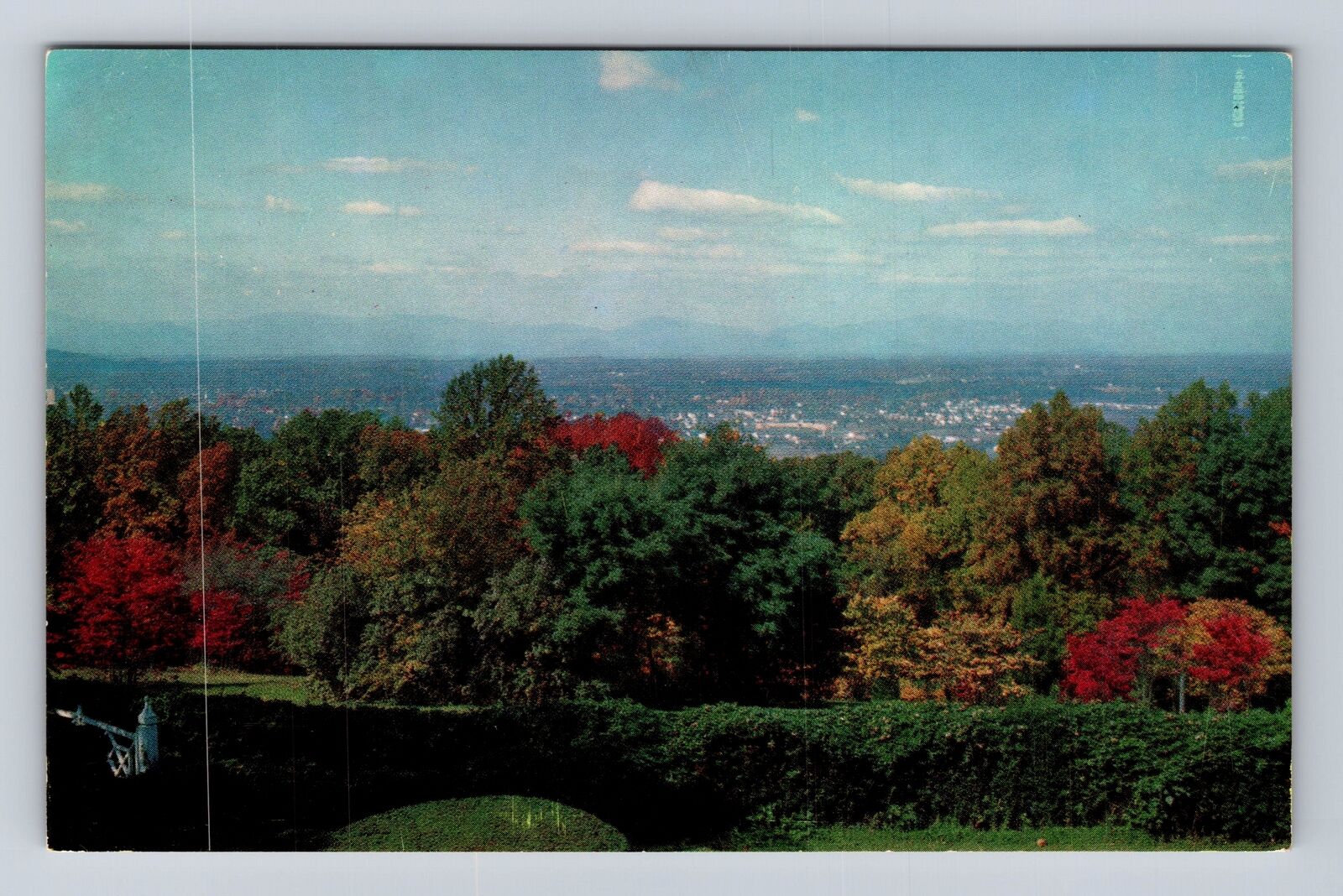 Charlottesville VA-Virginia, Autumn Scene from Monticello, Vintage Postcard