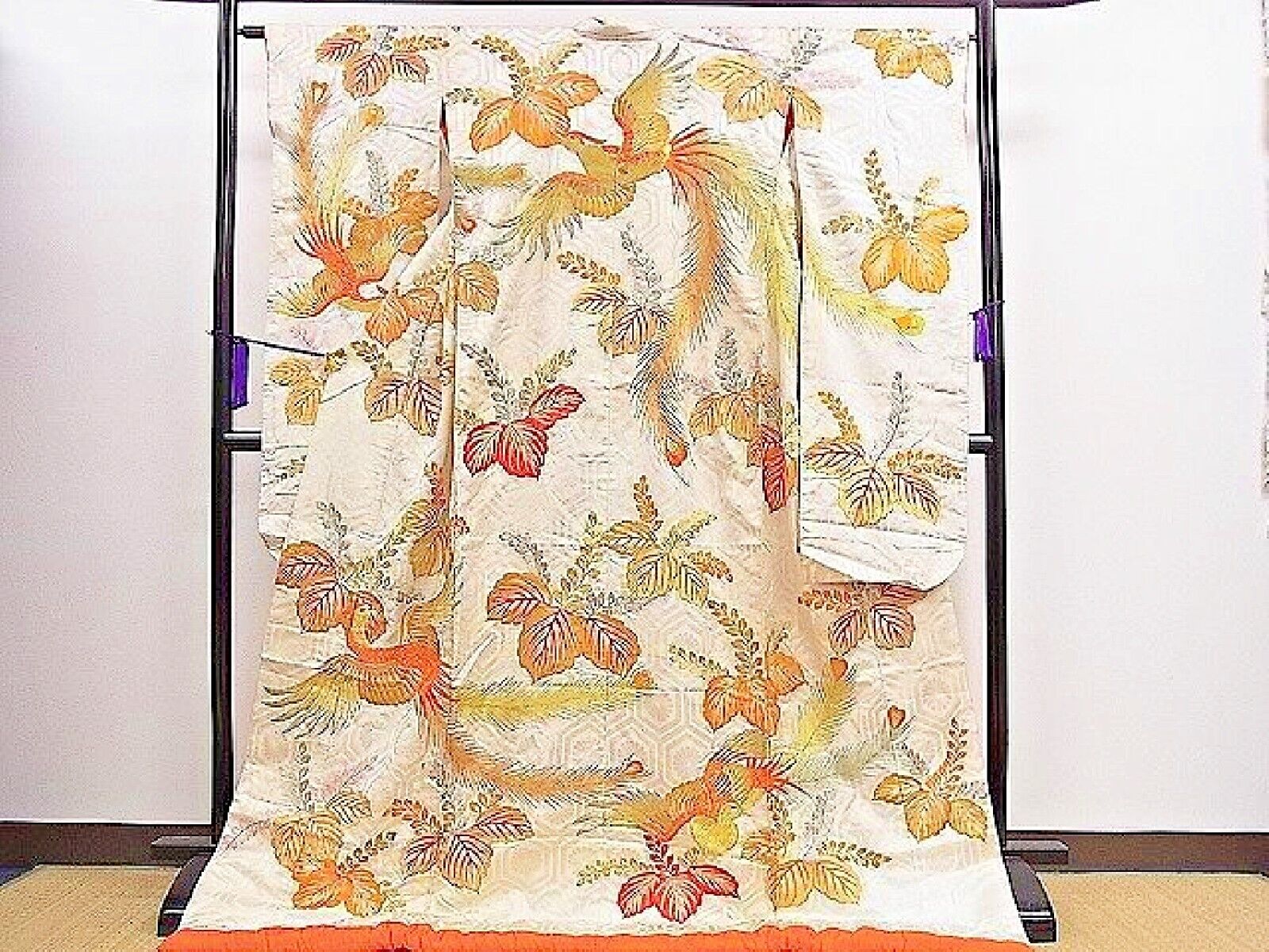 Japanese Kimono Uchikake Wedding Pure Silk japan 1684