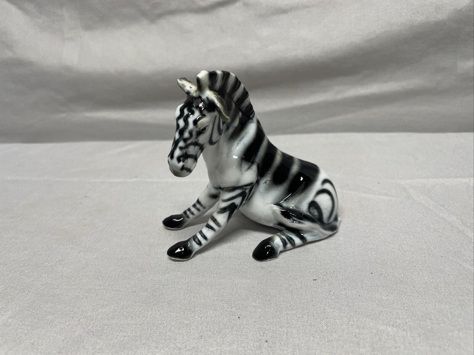 Vintage Ardco porcelain small zebra figurine