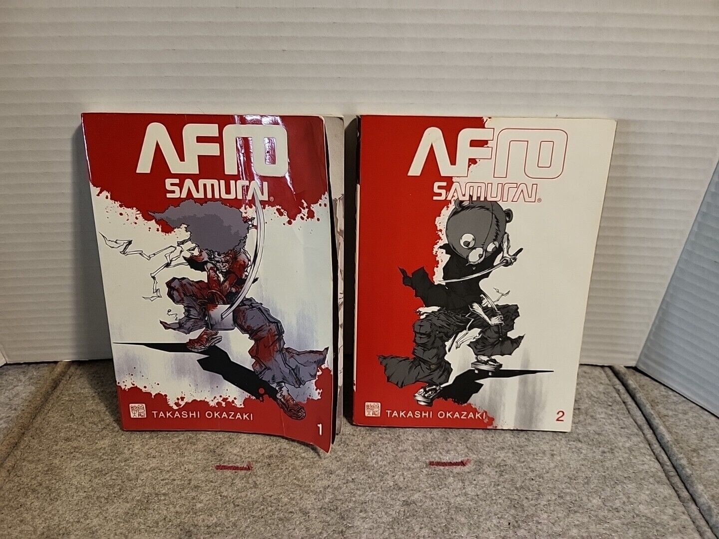 Afro Samurai Vol. 1 & 2 (1st Edition, Seven Seas) Manga Takashi Okazaki English