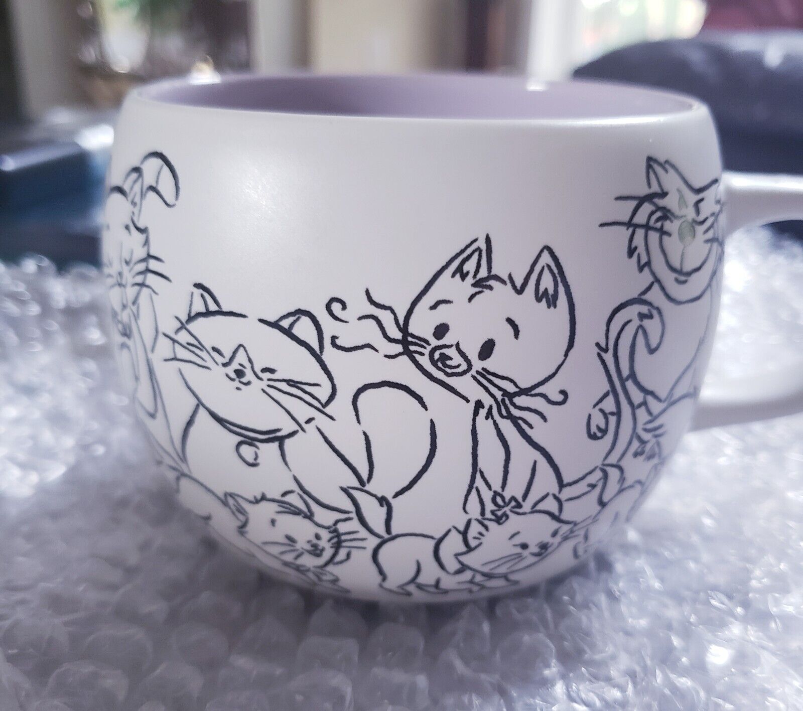 NIB Disney Cat Mug \'I\'m A Cat Person\' White/Black/Purple/Pink Ceramic Coffee Mug