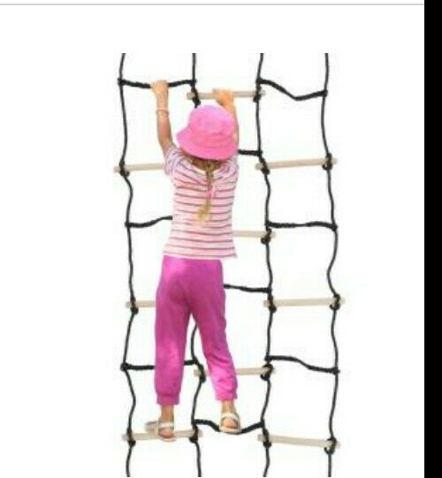 Hey Play Climbing Cargo Net for Kids Play - Playground Park Treehouse Clubhouse