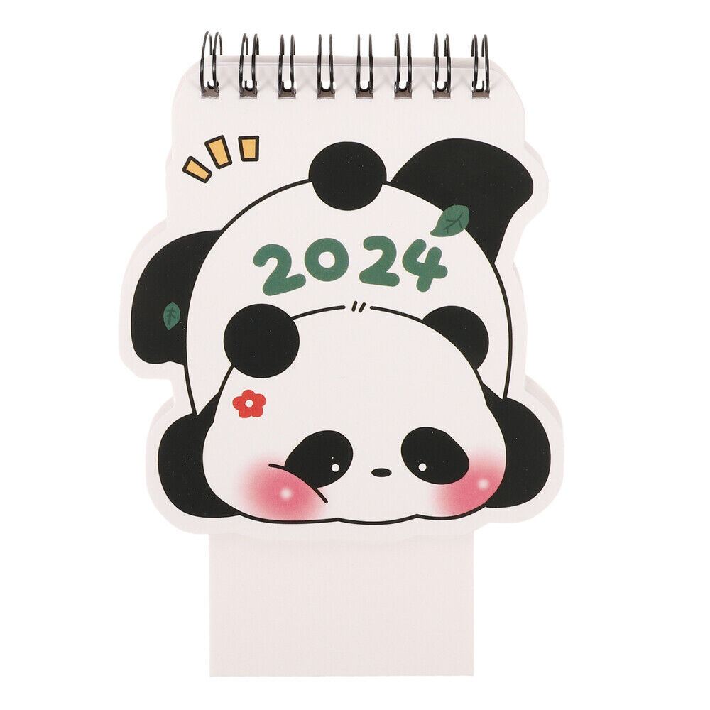 Panda Calendar Mini Desk Calendar Decorative Desk Calendar Standing Calendar