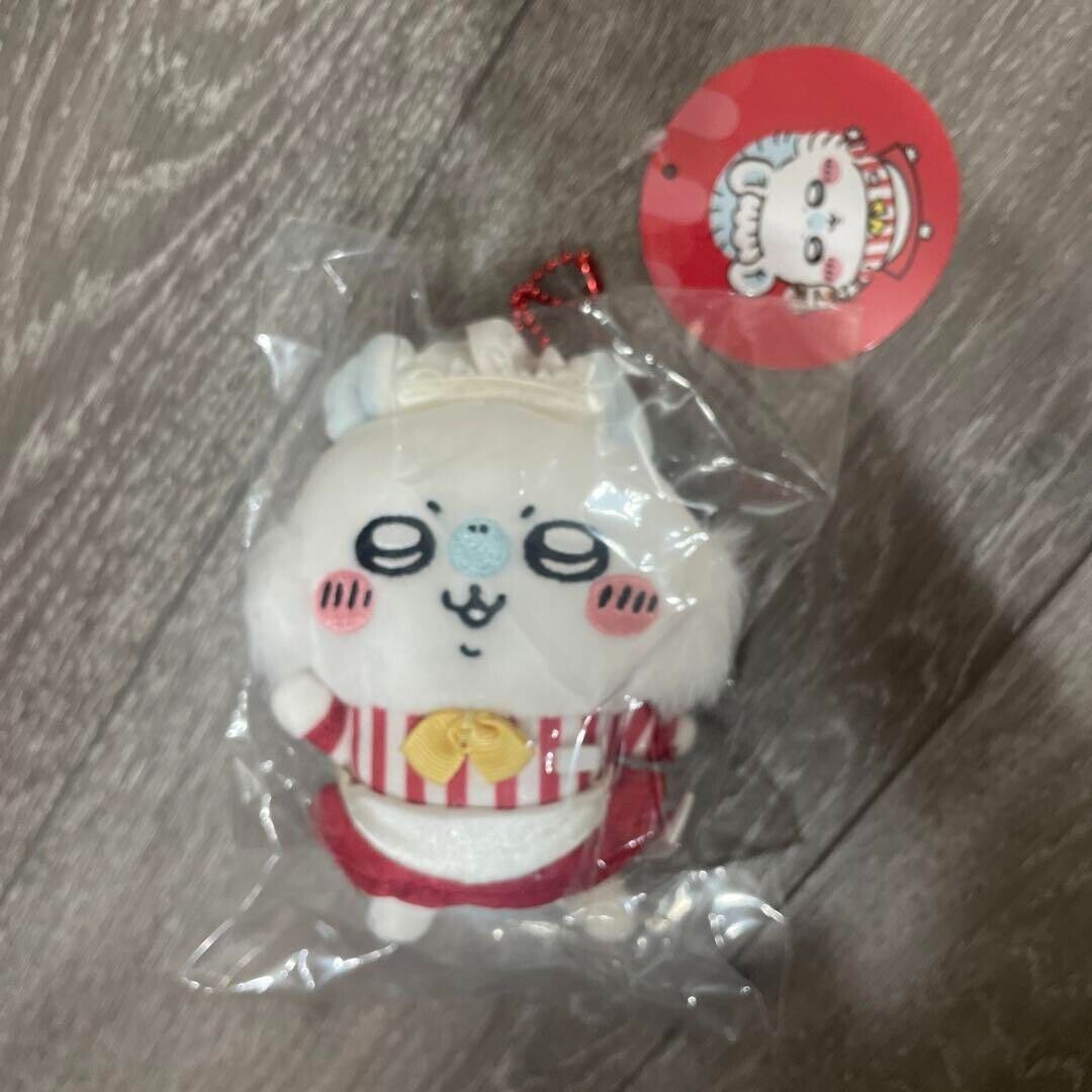 Chiikawa Momonga Restaurant Mascot Plush Key Chain Waitress Nagano Official