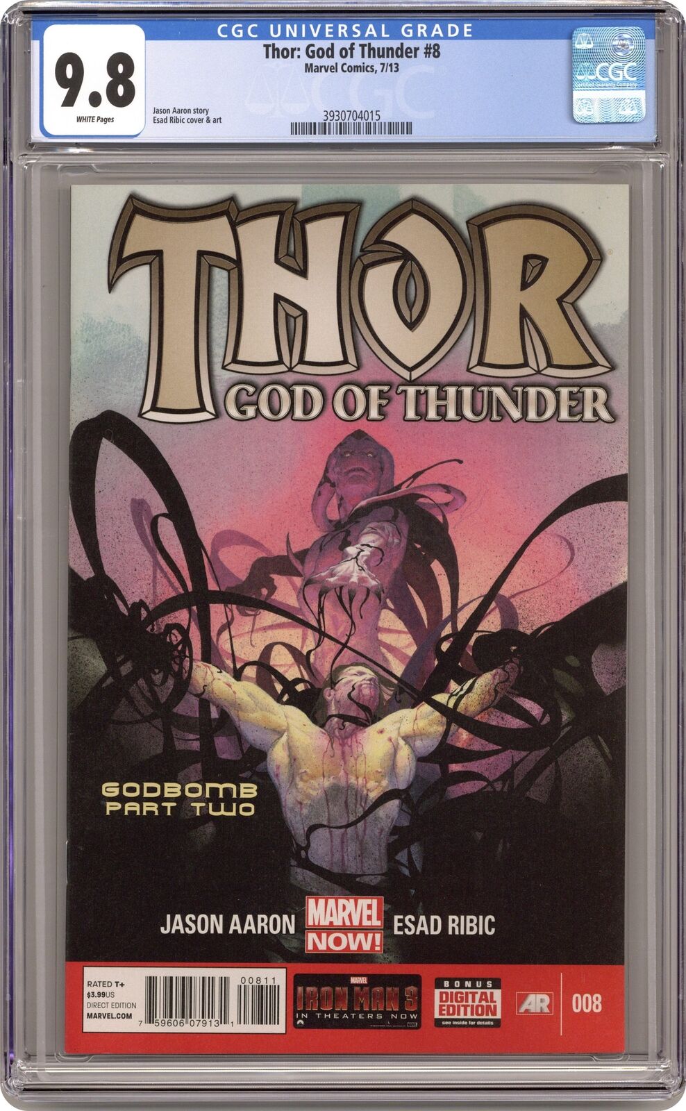 Thor God of Thunder #8 CGC 9.8 2013 3930704015