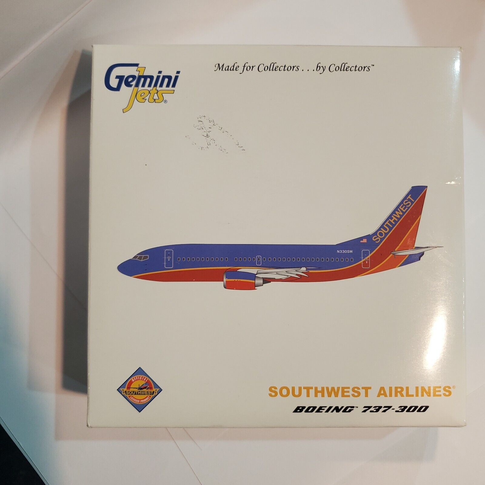 Gemini Jets Southwest Airlines Boeing 737-300 Canyon Blue 1:400 N330SW Die Cast