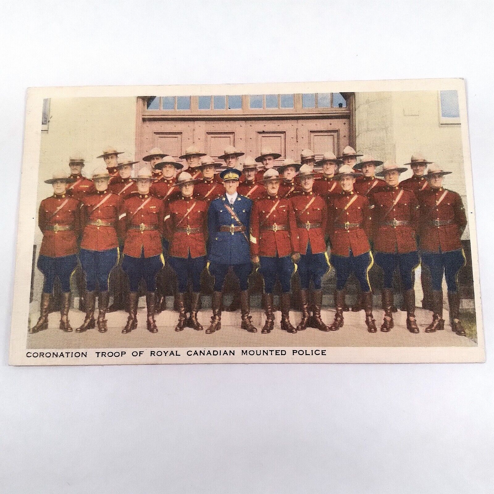 c1937 Royal Canadian Mounted Police Attending Coronation Posted Canada '41