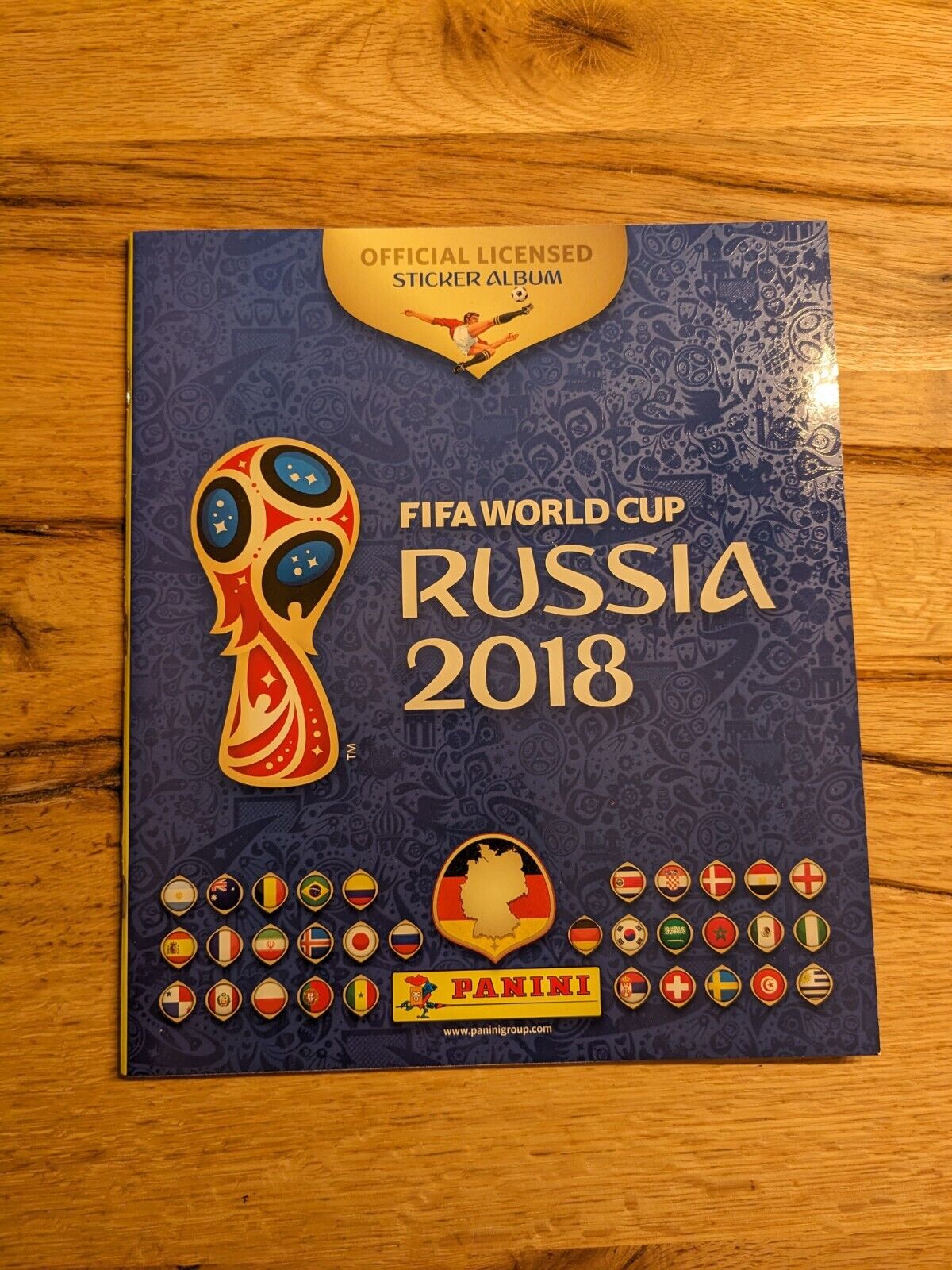 2018 Panini World Cup Album Blank Album Empty Sticker FIFA World Cup Messi Ronaldo 