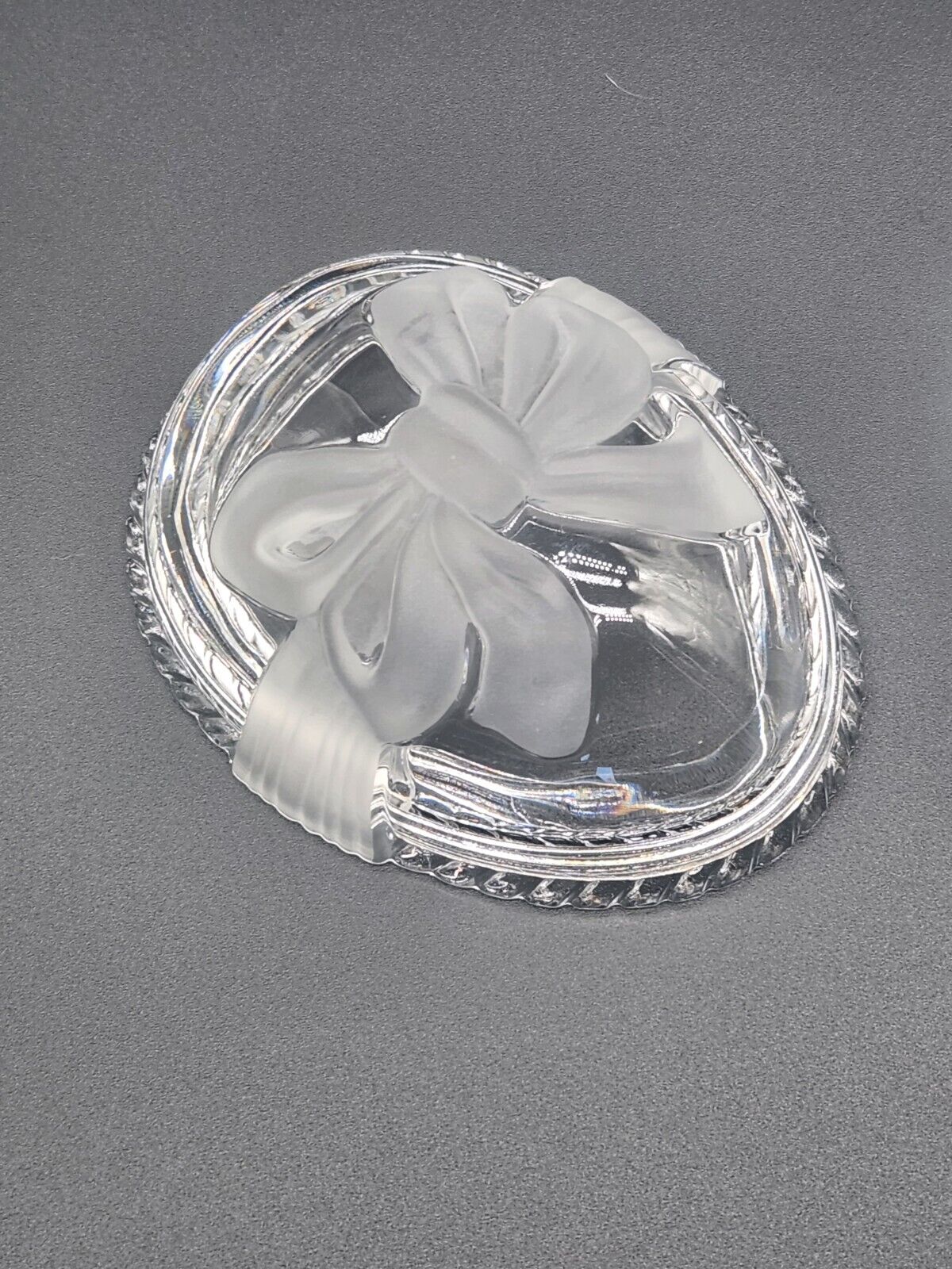 Mikasa Lead Crystal Forever Covered Egg Box Made in Germany