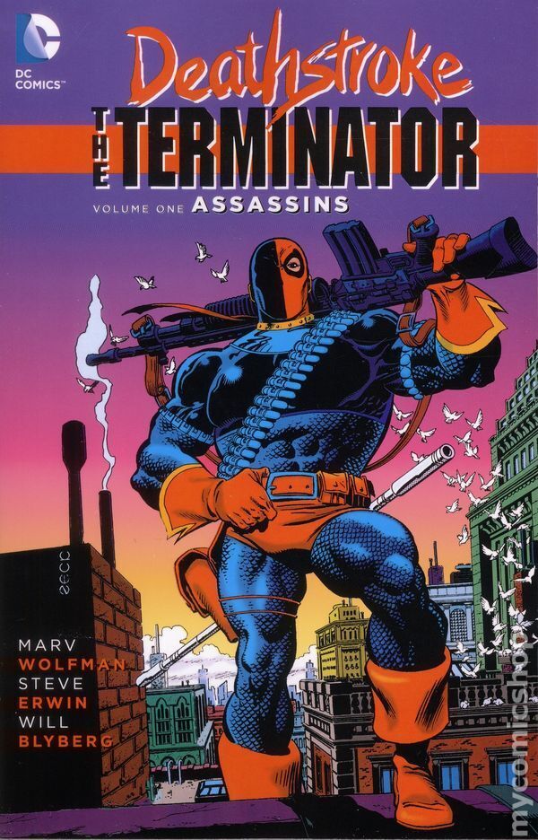 Deathstroke the Terminator TPB #1-1ST VF 2015 Stock Image