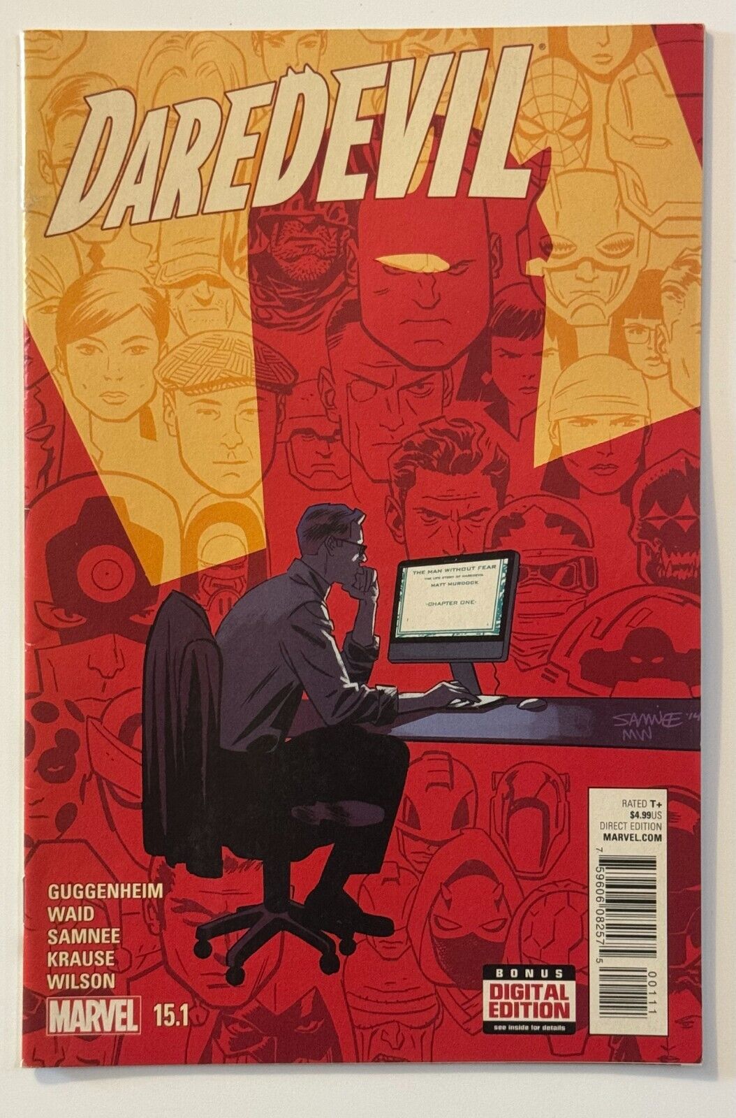 DAREDEVIL 15.1 Marvel comic 2015