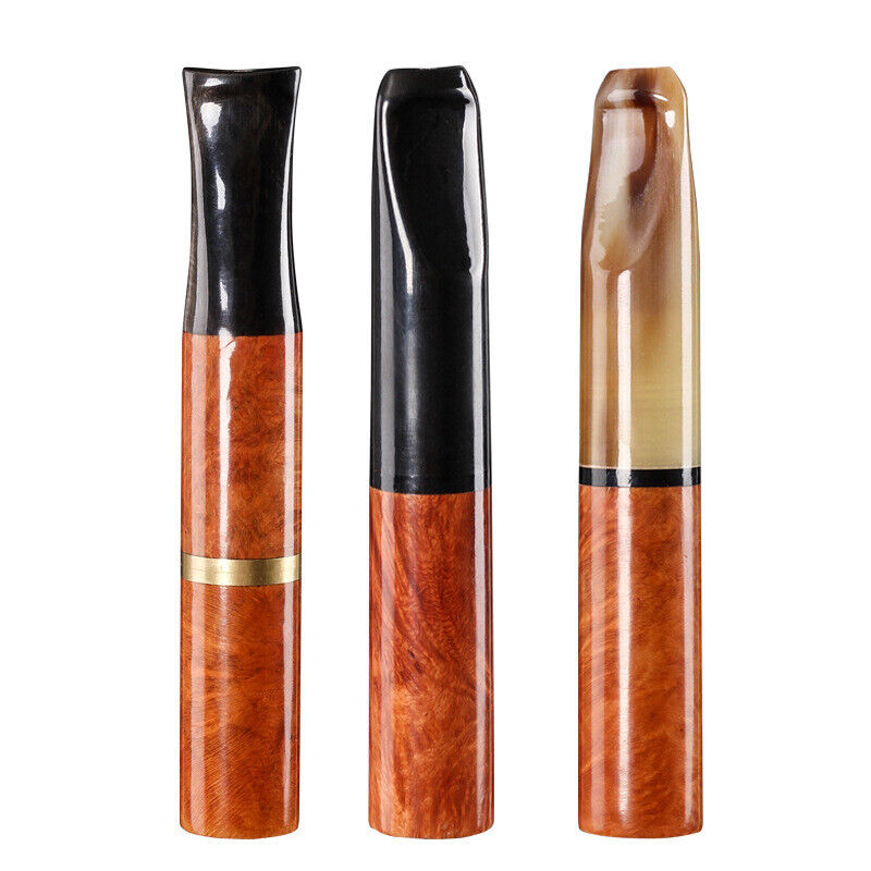 Briar Ox Horn Cigarette Holder Cleanable Lung Cleaning Cigarette Holder Filter