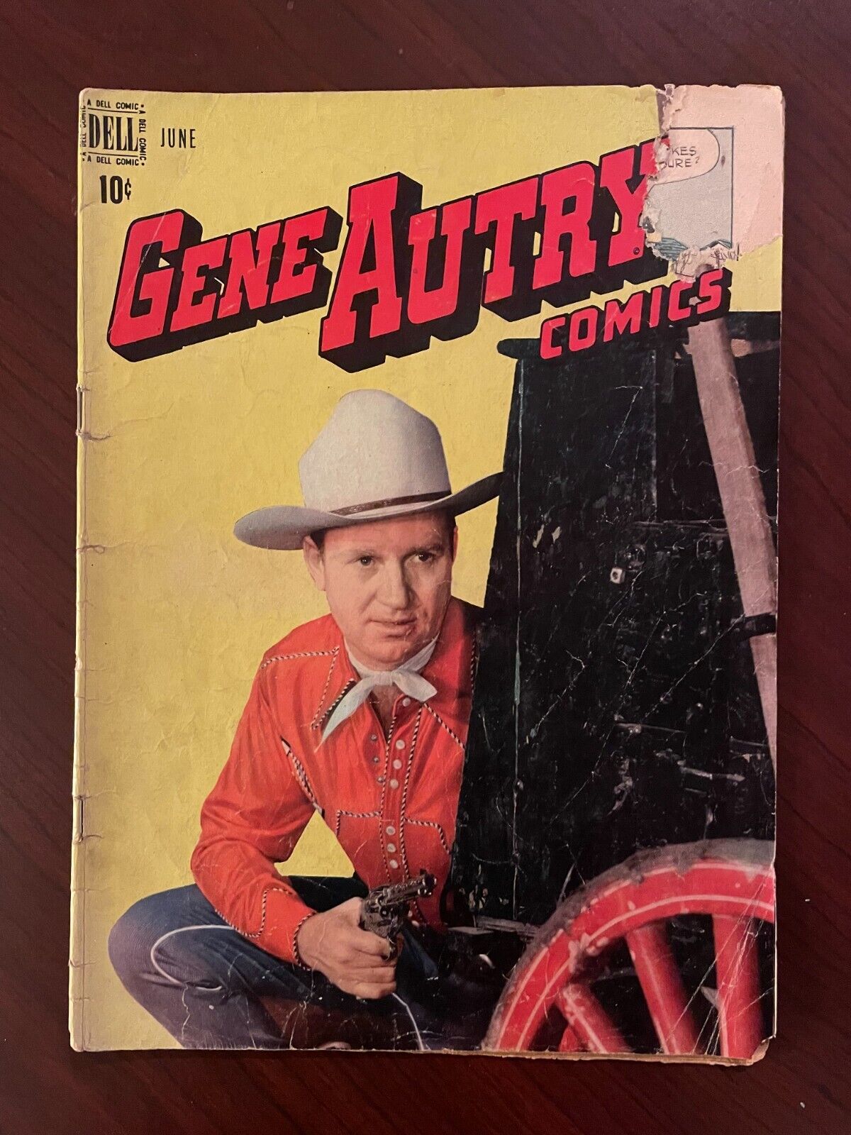 Gene Autry Comics #16 (Dell 1948) Golden Age Western Singing Cowboy 1.0 Fair
