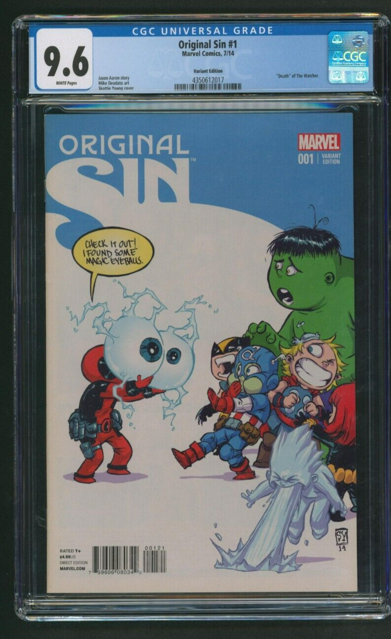 Original Sin #1 Skottie Young Variant CGC 9.6 Marvel Comics 2014