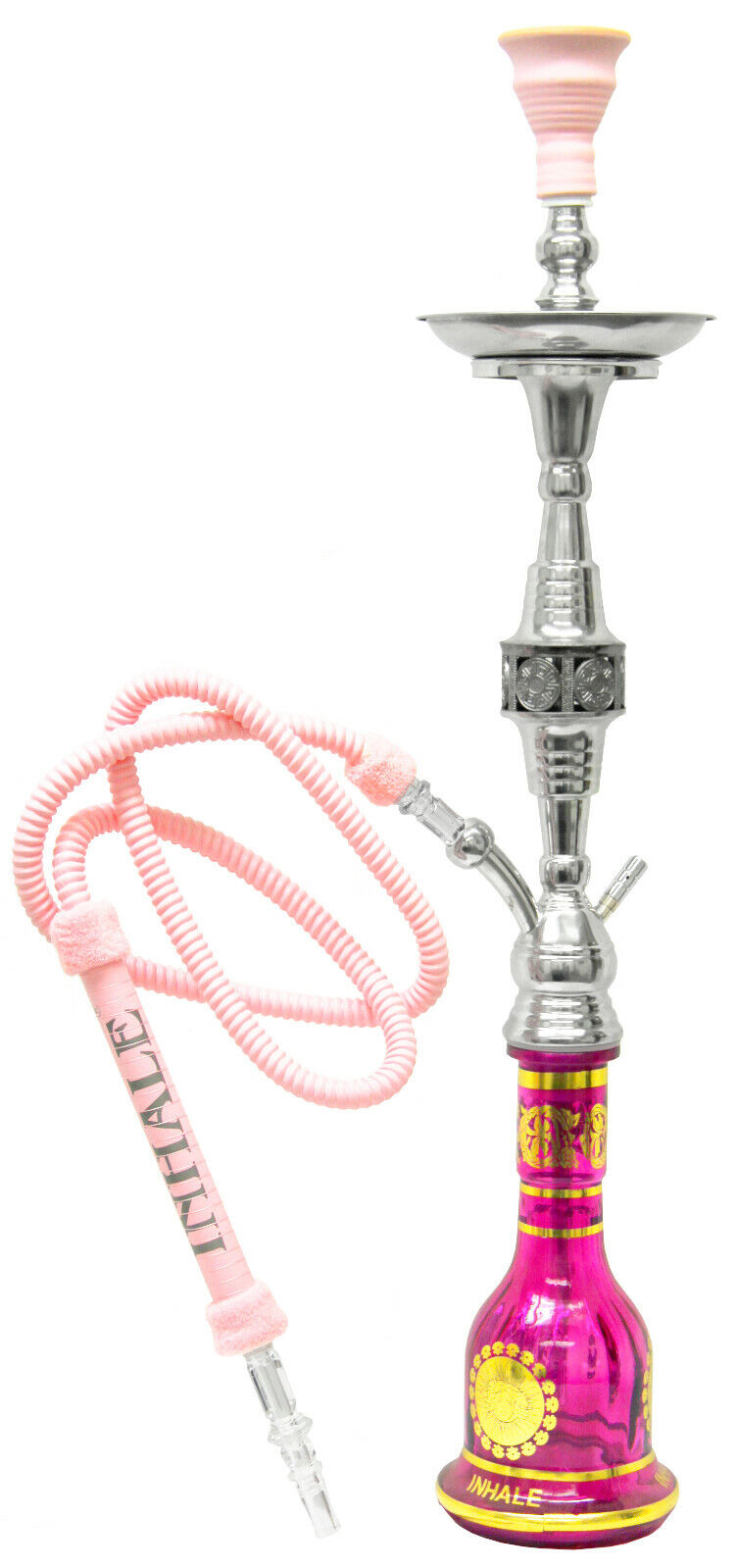 Inhale 34 Inches stainless steel shaft money hookah 