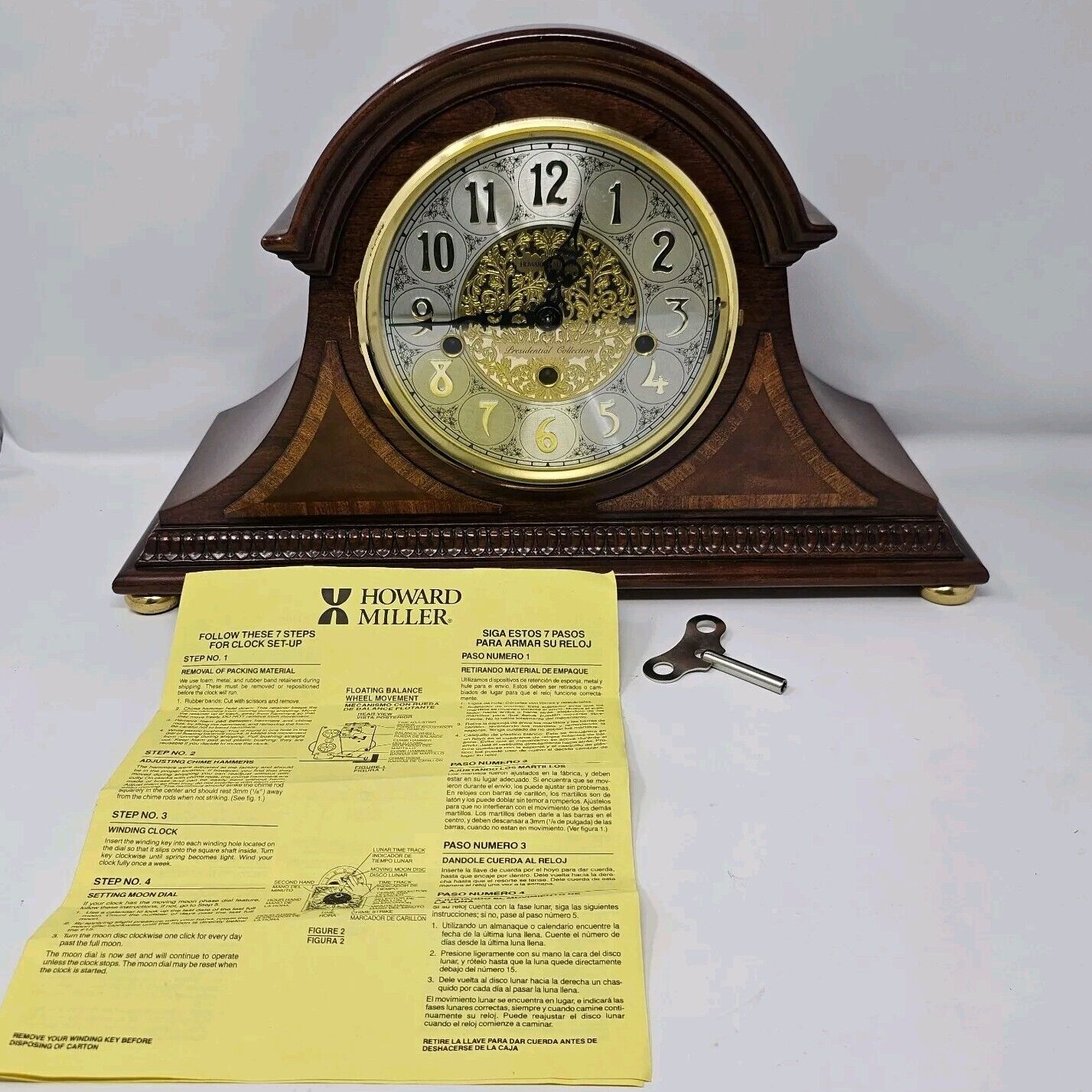 Howard Miller Mantel Clock 613-559 Presidential Collection